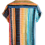 Chemise Homme à Manches Courtes à Rayures Colorées