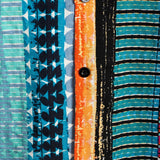 Chemise Homme à Manches Courtes à Rayures Colorées