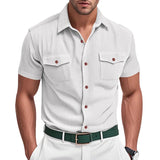 Chemise pour Homme en Velours