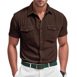 Chemise pour Homme en Velours