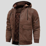 Marcel | Veste à capuche marron
