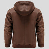 Marcel | Veste à capuche marron