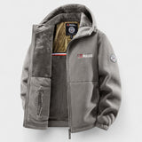 Aurélien | Veste polaire beige à capuche