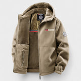 Aurélien | Veste polaire beige à capuche