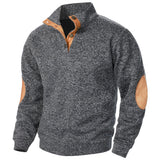 Patrick | Pull en maille anthracite col camionneur
