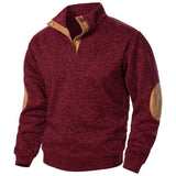 Patrick | Pull en maille anthracite col camionneur