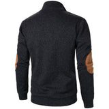 Patrick | Pull en maille anthracite col camionneur