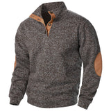 Patrick | Pull en maille anthracite col camionneur