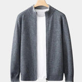 Hervé | Gilet zippé taupe