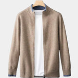 Hervé | Gilet zippé taupe