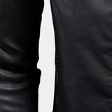 Jean-François | Blouson effet cuir noir esprit motard