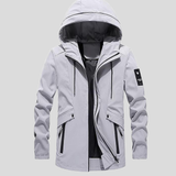 Maurice | Veste outdoor noire à capuche