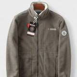Grégoire | Veste polaire grise col montant