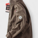 Grégoire | Veste polaire grise col montant