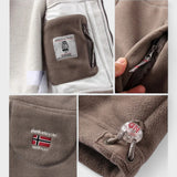 Grégoire | Veste polaire grise col montant