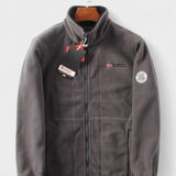 Grégoire | Veste polaire grise col montant