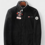 Grégoire | Veste polaire grise col montant