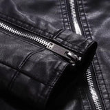 Michel | Blouson motard noir