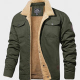 Léon | Veste trucker noire doublée sherpa
