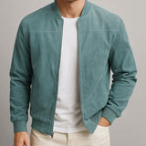 Frédéric | Blouson bombers effet daim camel