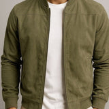 Frédéric | Blouson bombers effet daim camel