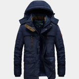 Yannick | Veste outdoor vert olive à capuche
