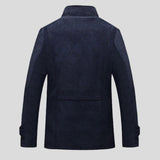 Benoît | Veste courte crème doublée sherpa