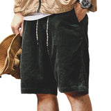 Shorts en velours côtelé