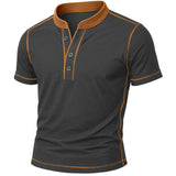 Olivier - chemise henley avec bord ember