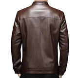 Veste en Cuir Décontractée