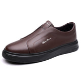 Chaussures en Cuir Slip-On