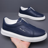 Chaussures en Cuir Slip-On