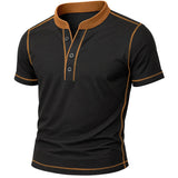 Olivier - chemise henley avec bord ember