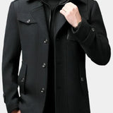 Gérard | Manteau d'hiver noir