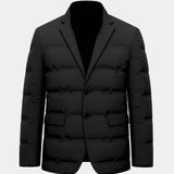 Joël | Veste blazer matelassée grise