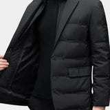 Joël | Veste blazer matelassée grise