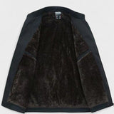 Bertrand | Veste noire doublée col montant