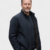 Bertrand | Veste noire doublée col montant