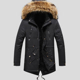 Raymond | Parka d'hiver camel capuche fourrée