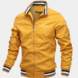 Didier | Blouson bombers jaune moutarde
