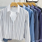 Chemise Masculine Élégante à Rayures