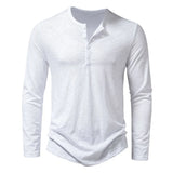 Chemise polo à manches longues en coton