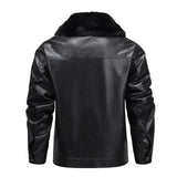 Veste en cuir polaire