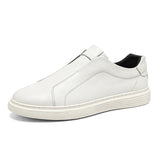Chaussures en Cuir Classiques Slip-On