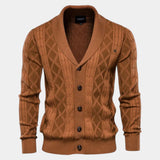 Beeckhoven | Cardigan Homme à Boutons en Coton Premium
