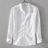 Chemise Décontractée en Coton-Lin
