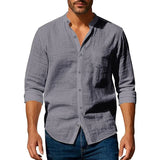 Chemise d'été en coton/lin