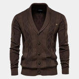Beeckhoven | Cardigan Homme à Boutons en Coton Premium