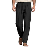 Pantalon Large en Lin