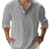 Piotr - Chemise en lin respirante pour homme
